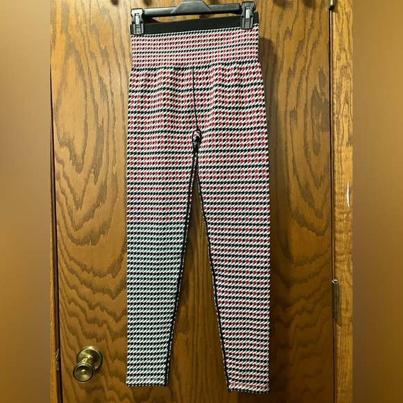 High-Waisted Seamless Check Legging Houndstooth Multi - Picture 2 of 6